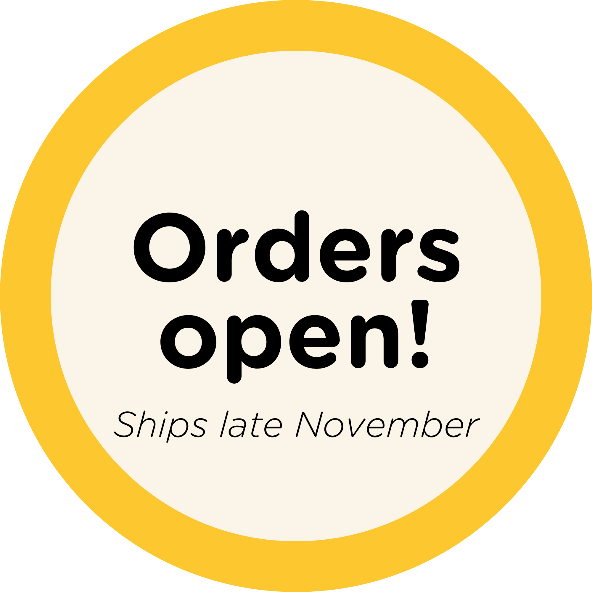 Orders Open